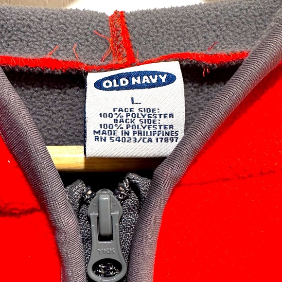 Old Navy Zippered Hooded sweatshirt Jacket -  Large - Picture 5 of 9